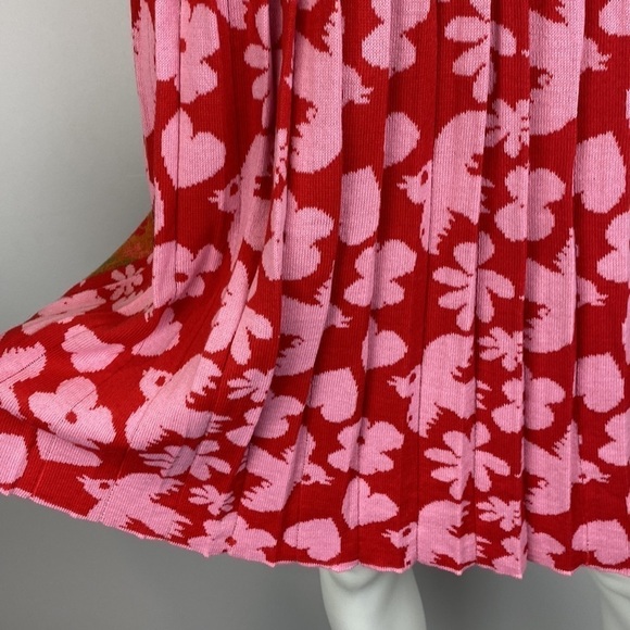 Oilily • pleated print block merino wool skirt - Picture 5 of 12